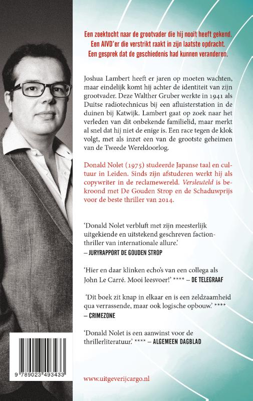 Achterkant van Versleuteld