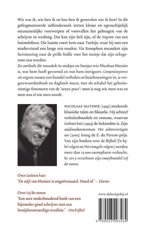 Achterkant van Compositieportret