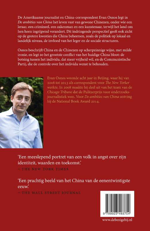 Achterkant van De ambities van China