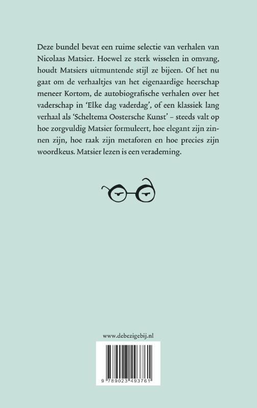 Achterkant van Naar het leven