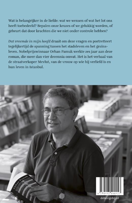 Achterkant van Dat vreemde in mijn hoofd