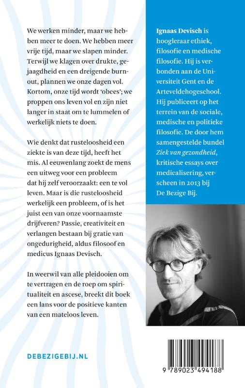 Achterkant van Rusteloosheid