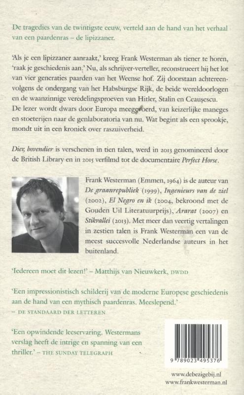 Achterkant van Dier, bovendier