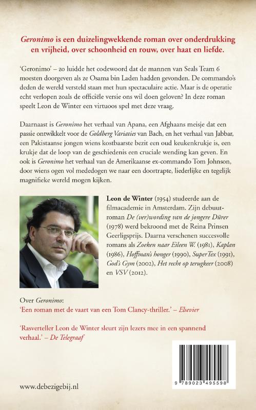 Achterkant van Geronimo