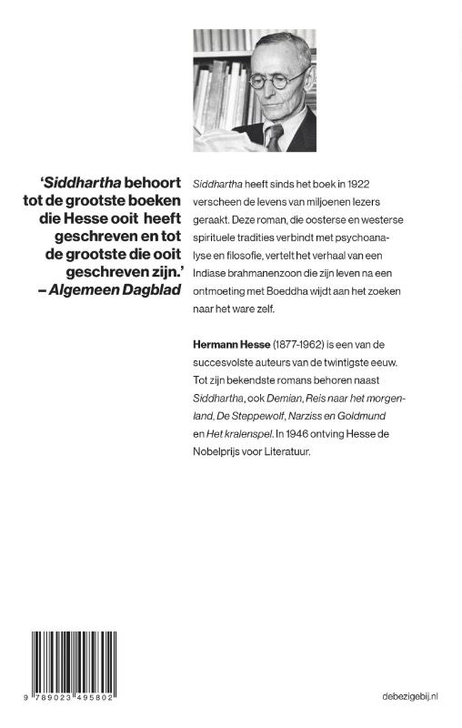 Achterkant van Siddhartha