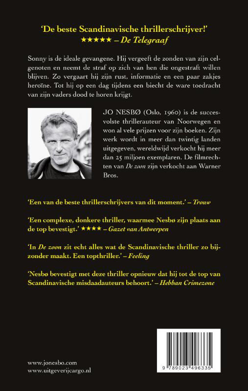 Achterkant van De zoon