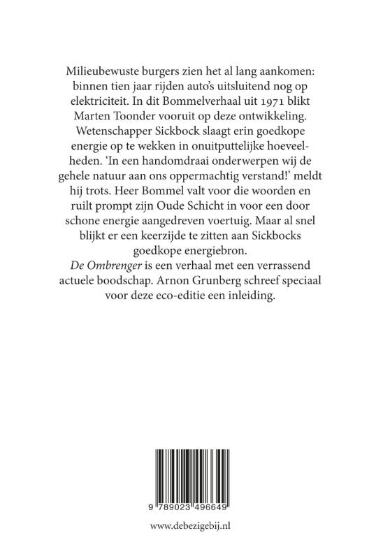 Achterkant van De ombrenger