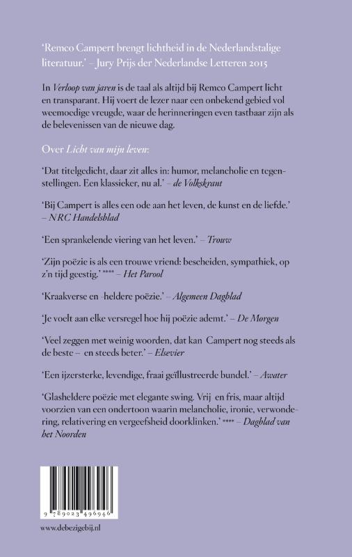 Achterkant van Verloop van jaren