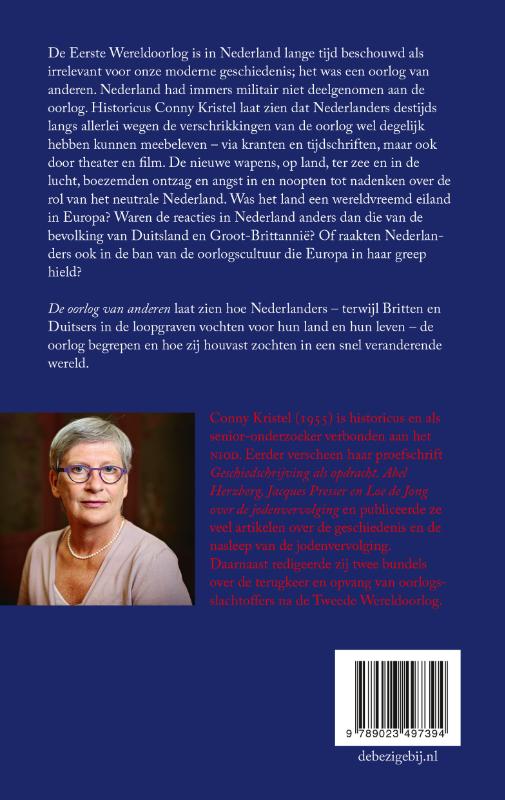 Achterkant van De oorlog van anderen