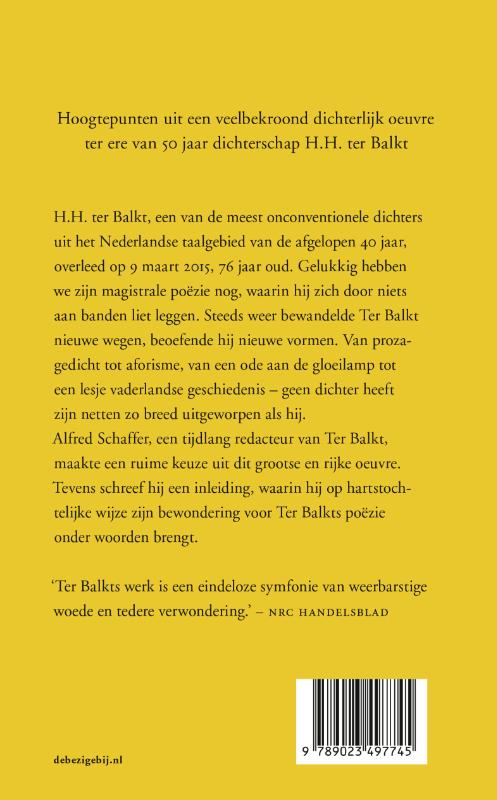 Achterkant van Stilstaand leeft alles hier