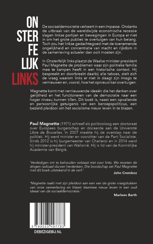 Achterkant van Onsterfelijk links