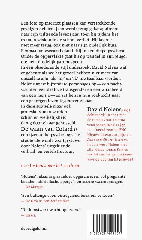 Achterkant van De waan van Cotard