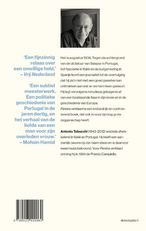 Achterkant van Pereira verklaart