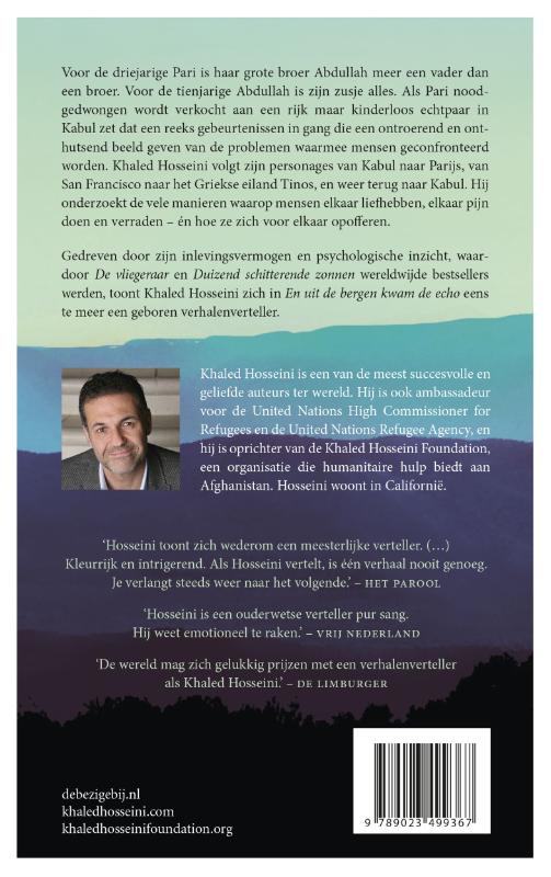 Achterkant van En uit de bergen kwam de echo