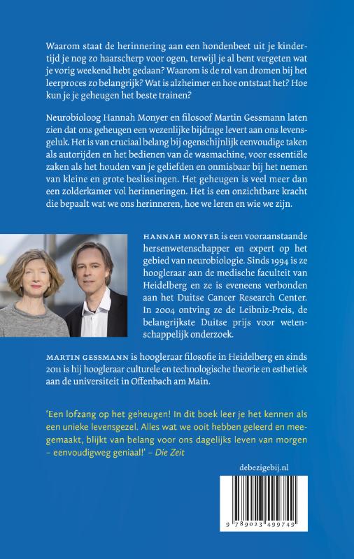 Achterkant van Ons geniale geheugen
