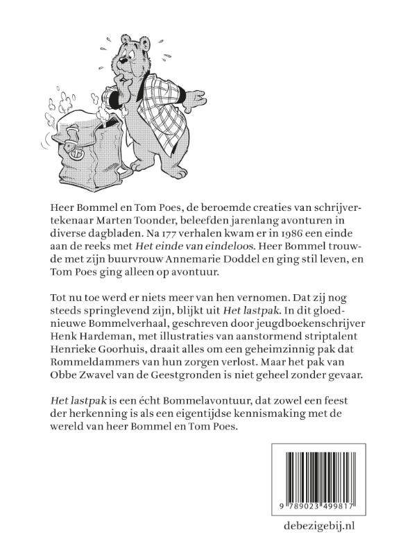 Achterkant van Het lastpak