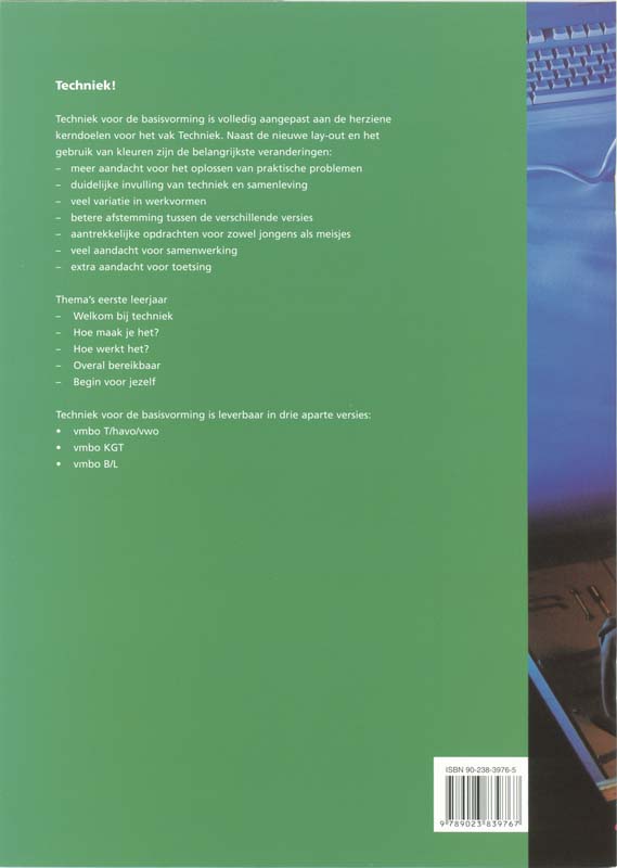 Achterkant van Leerlingenboek
