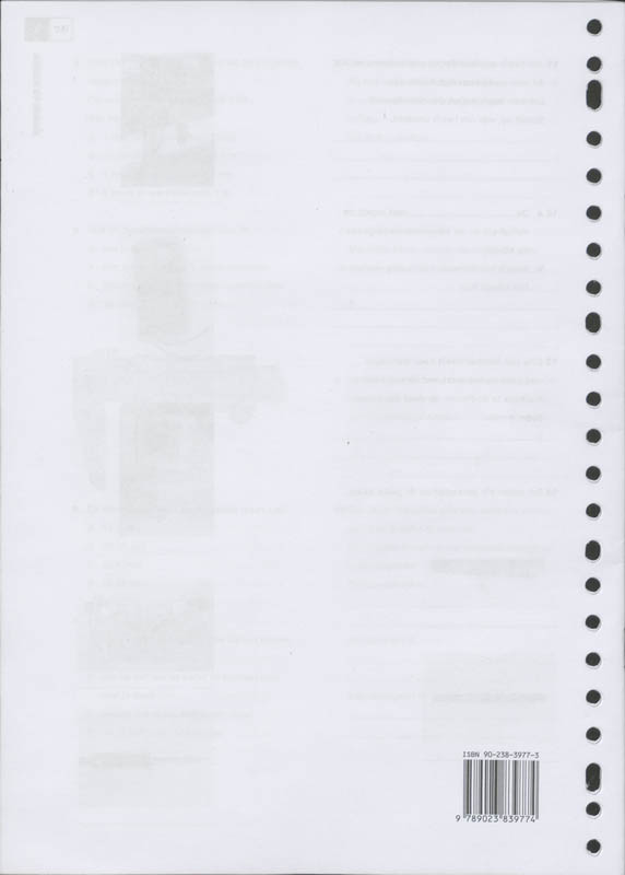 Achterkant van Werkboek
