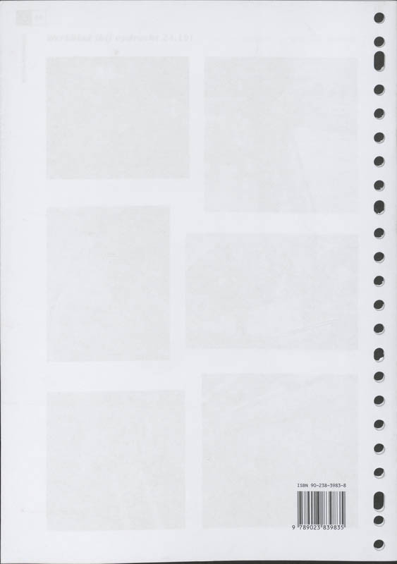 Achterkant van Werkboek