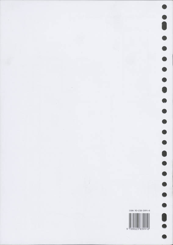 Achterkant van Werkboek