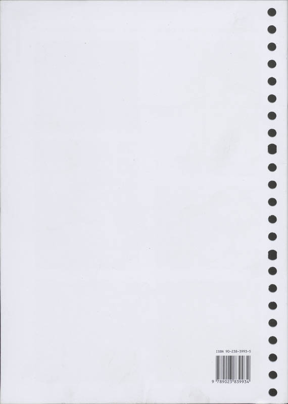 Achterkant van Werkboek