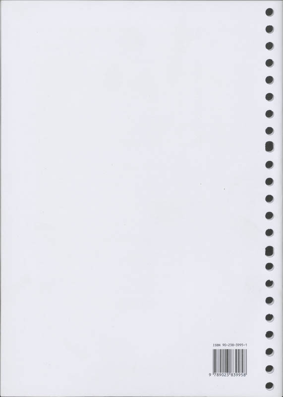 Achterkant van Werkboek