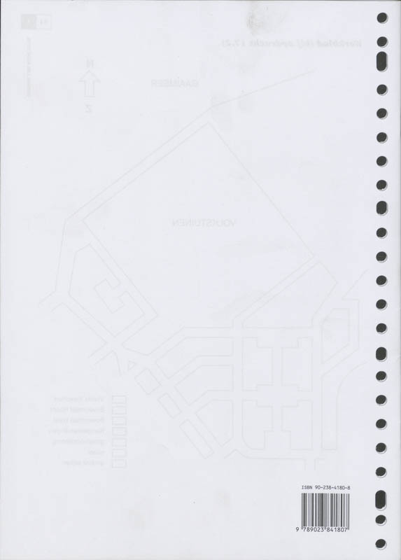 Achterkant van Werkboek