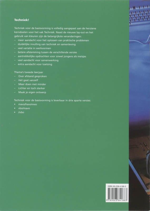 Achterkant van Leerlingenboek