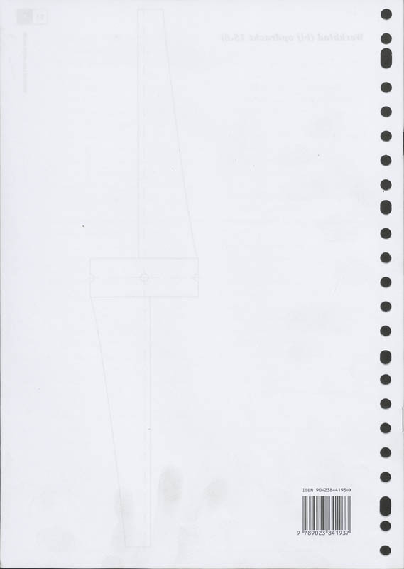 Achterkant van Werkboek