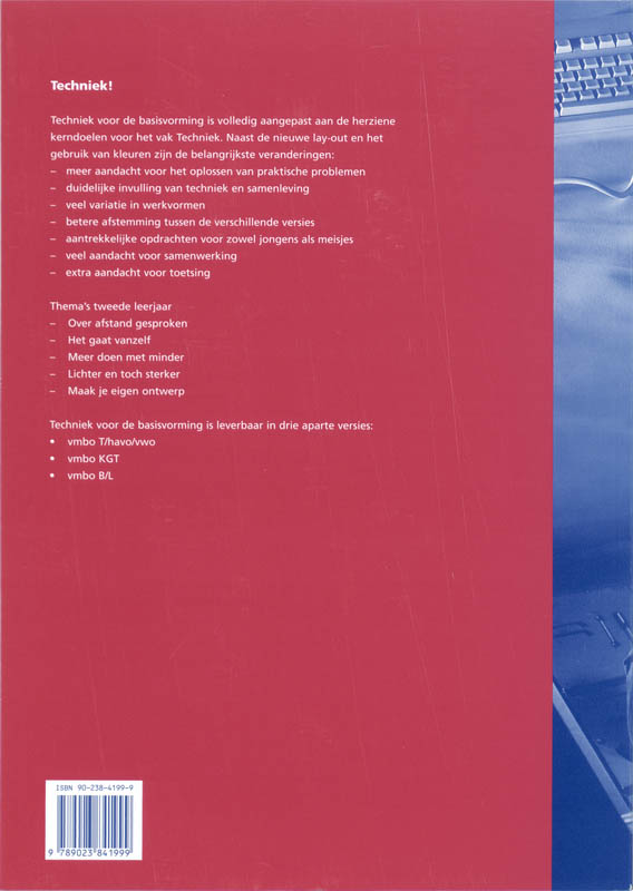 Achterkant van Werkboek