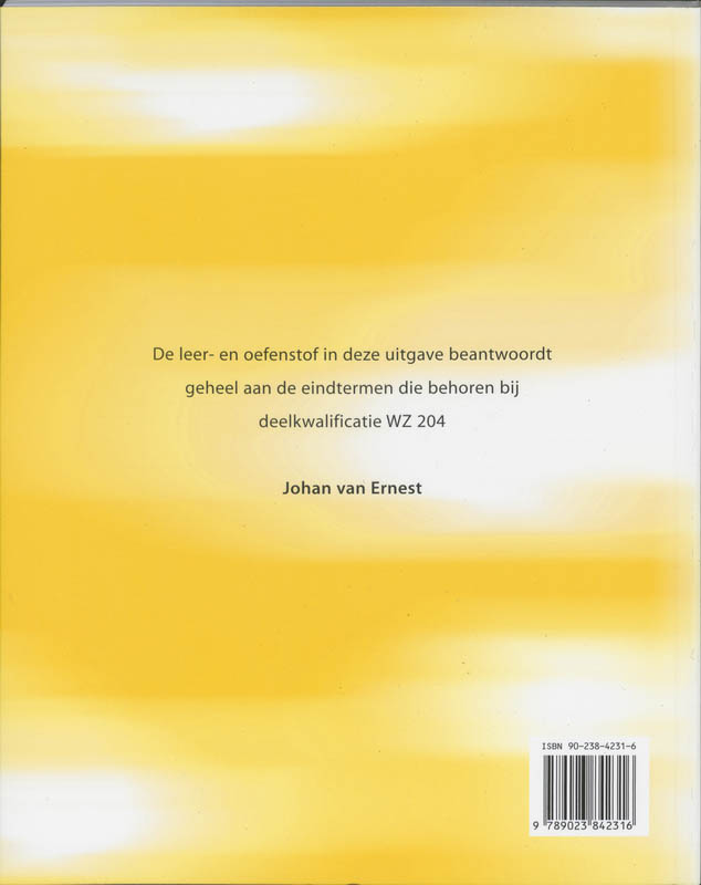 Achterkant van 204 Individu en samenleving voor niveau 3/4