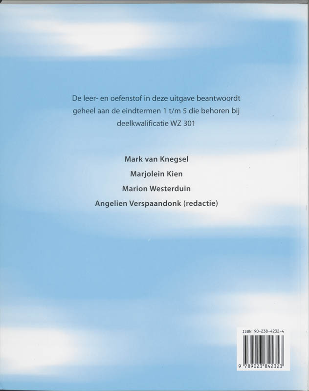 Achterkant van 301 Methodische vaardigheden 1 A