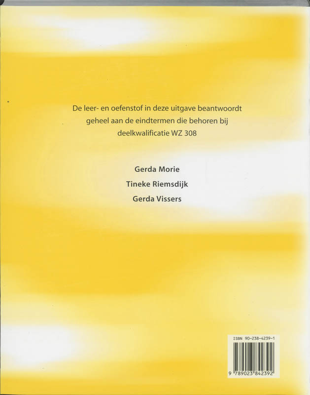 Achterkant van Verzorgen