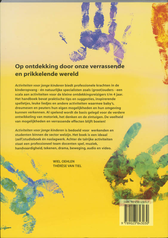 Achterkant van Activiteiten voor jonge kinderen