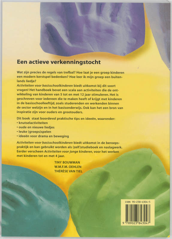 Achterkant van Activiteiten voor basisschoolkinderen