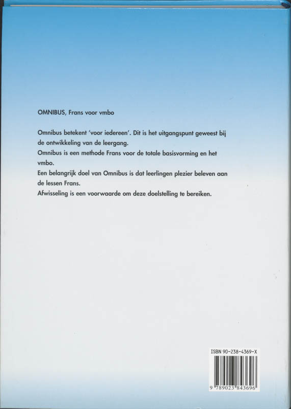 Achterkant van Leerlingenboek