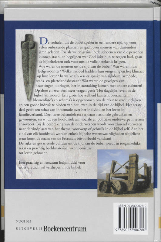 Achterkant van Het dagelijks leven in de Bijbel