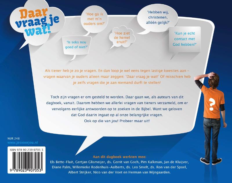 Achterkant van Daar vraag je wat!