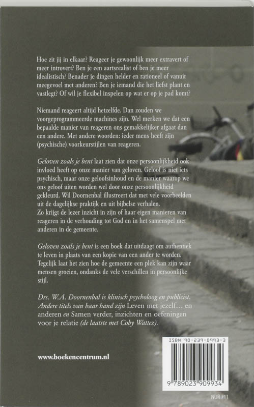 Achterkant van Geloven zoals je bent