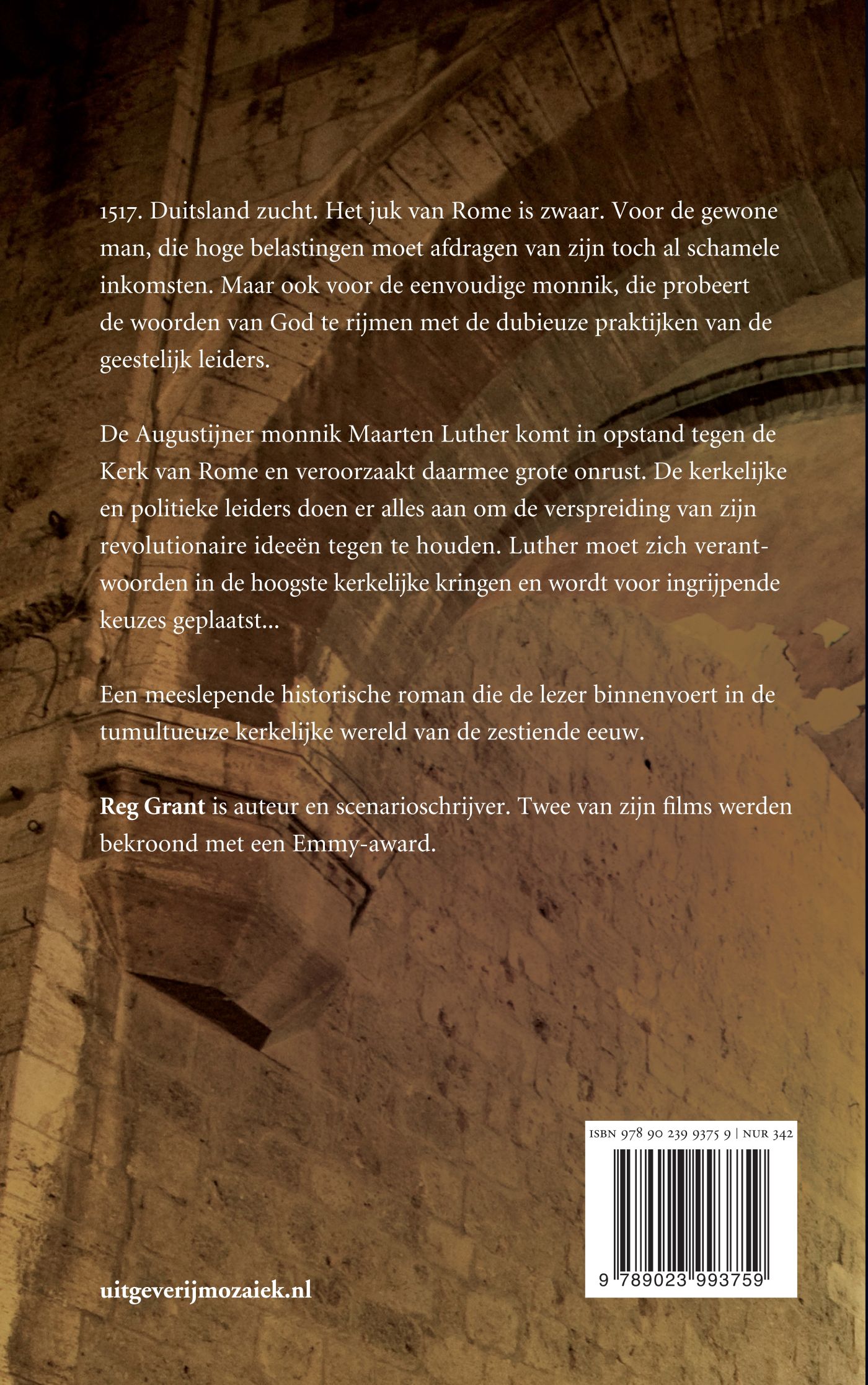 Achterkant van Maarten Luther