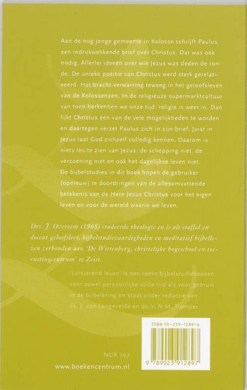 Achterkant van Kolossenzen