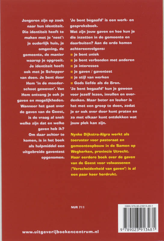 Achterkant van Je bent begaafd