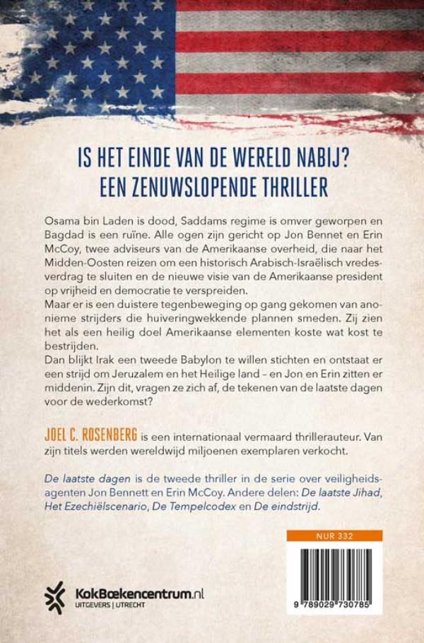Achterkant van De laatste dagen