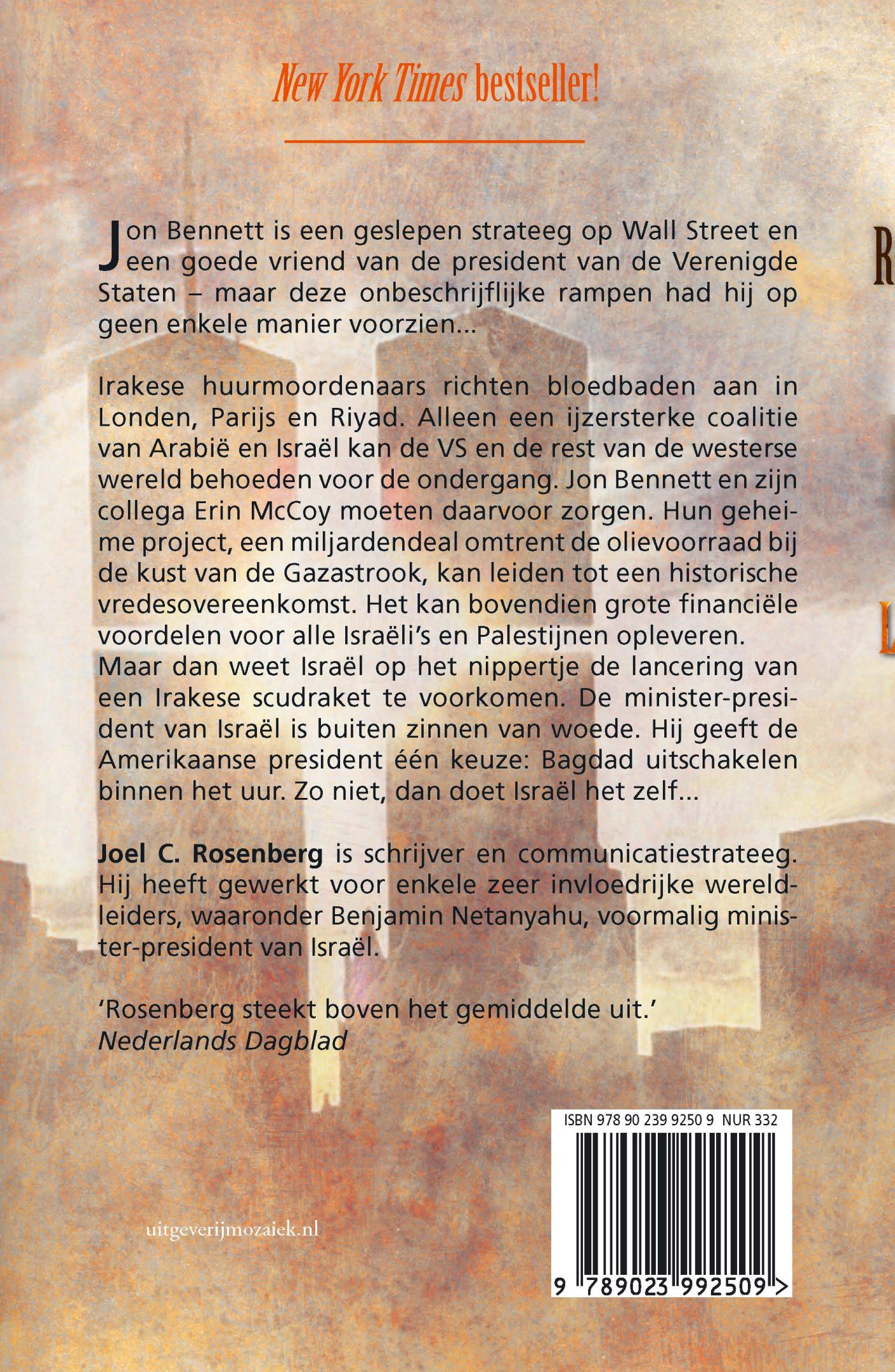 Achterkant van De laatste jihad