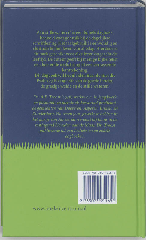 Achterkant van Aan stille wateren