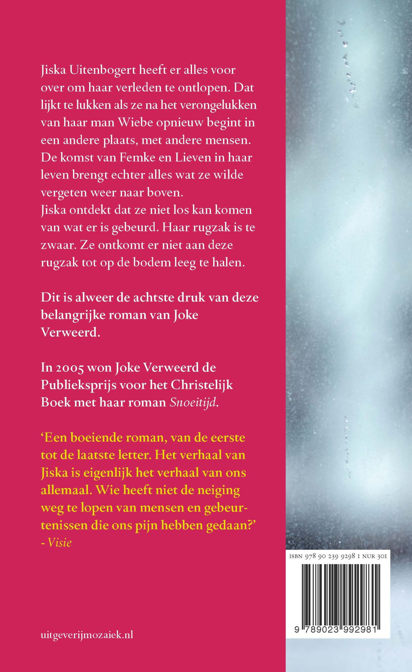 Achterkant van De rugzak