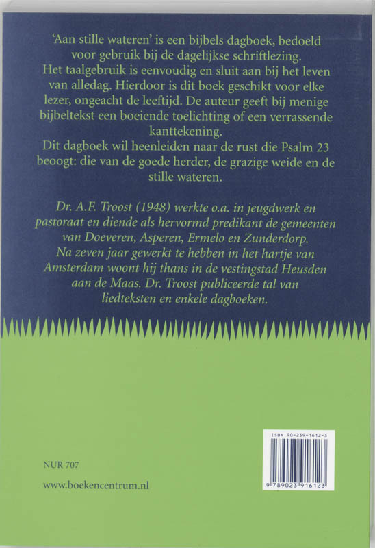 Achterkant van Aan stille wateren