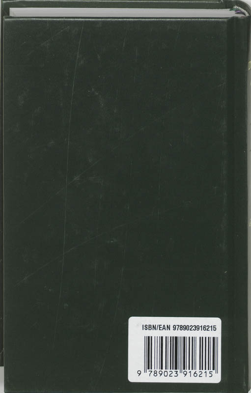 Achterkant van Dienstboek een proeve