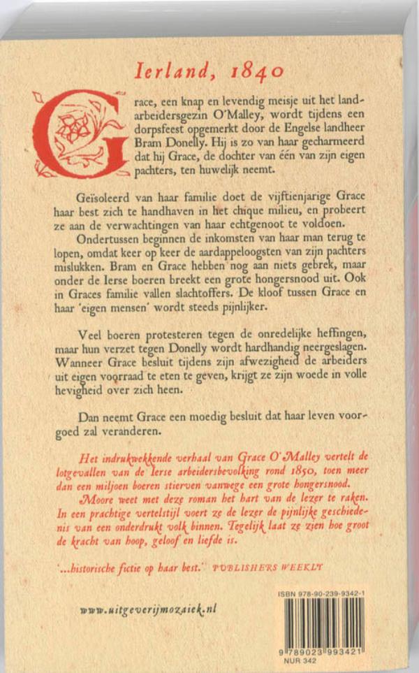 Achterkant van Grace O'Malley