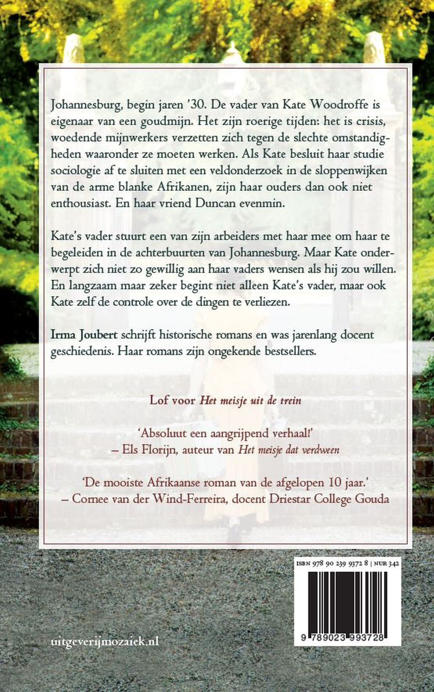 Achterkant van Het spoor van de liefde